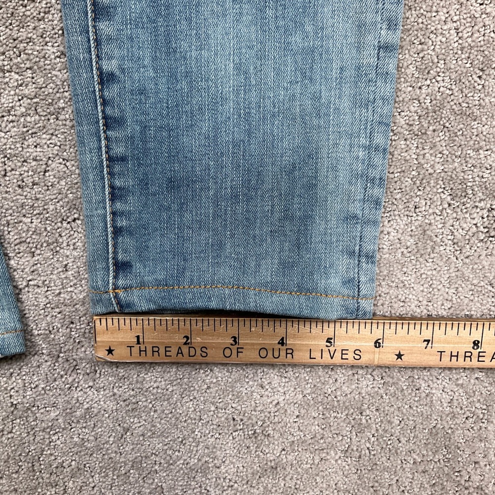 Ralph Lauren Skinny Jeans Women 33W 29L Light Blue Ruskin Taper Denim‎ - Picture 11 of 14
